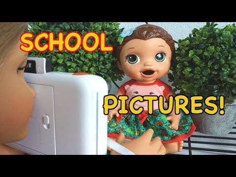 BABY ALIVE School Pictures For YearBook! Baby Alive School Series