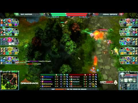 Shit Happens Vs Denial eSports Map 1 - Dreamhack Winter 2013 - Heroes of Newerth