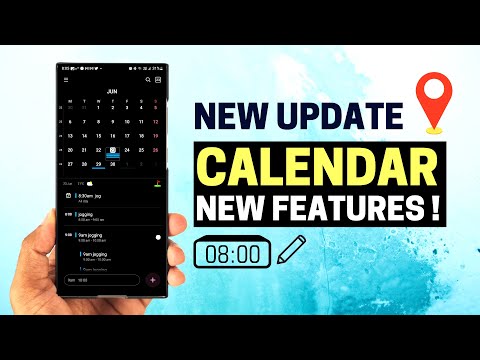 New Update for Samsung Calendar Application adds new features - One UI 4.1,4.0
