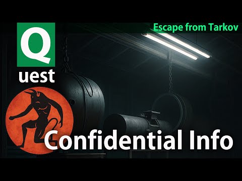 [Escape from Tarkov] Confidential Info #tarkov quest guide - Shoreline - The Labyrinth - Peacekeeper