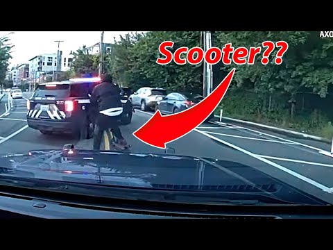 Attempting to Flee Arrest on a Scooter