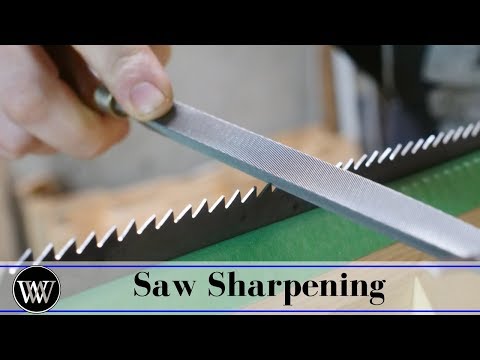 How to Sharpen a Hand Saw | Ripsaws Video