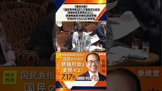 【国会中継】「国民負担率35％で国民のための積極財政を実現せよ！」参議院議員 安藤裕 国会質疑 令和8年7月17日 参政党 6/6