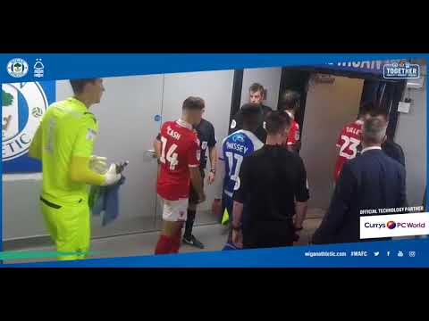 TUNNEL CAM: Wigan Athletic 2 Nottingham Forest 2