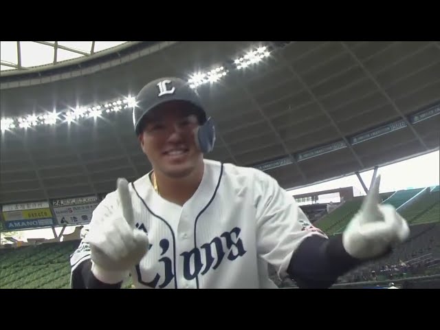 【練習試合】ライオンズ・山川 調子乗ってる!? 左中間スタンドへアーチを描くホームラン‼  2020/3/22 L-F(練習試合)