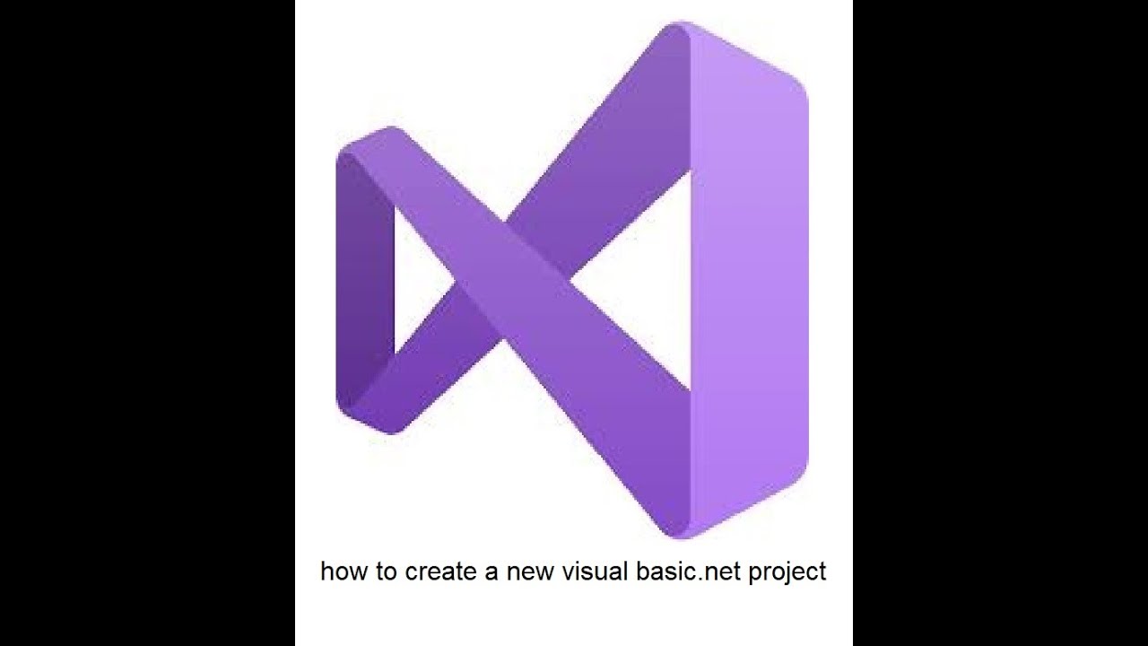how to create a new visual basic net project in Microsoft visual studio