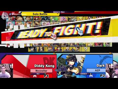 Need (Diddy Kong) vs. ComboMeat (Dark Pit) - Orbitar 76 - Pools
