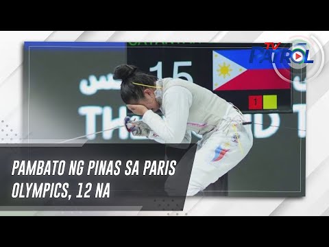 Pambato ng Pinas sa Paris Olympics, 12 na TV Patrol