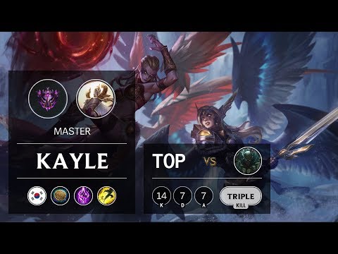 Kayle Top vs Pyke - KR Master Patch 9.18