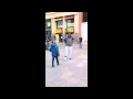 CRISTIANO RONALDO surprises a kid on a Madrids.
