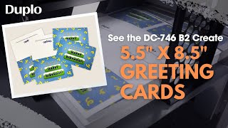 Effortless Card Finishing with the Duplo DC-746 B2 Slitter/Cutter/Creaser