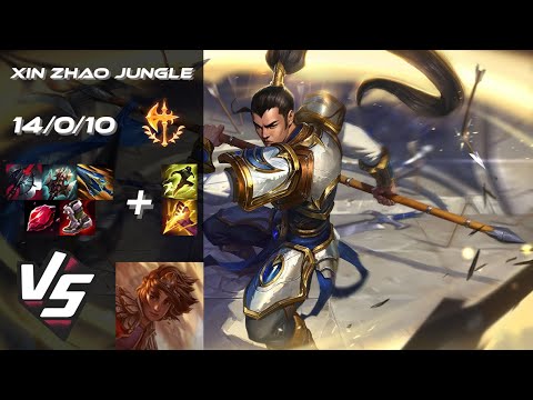 JUNGLE Xin Zhao vs Taliyah - EU Challenger Patch 25.S1.2