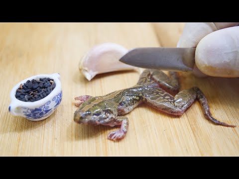 Delicious Miniature Frog Fried Recipe - Yummy ASMR Food & Tiny Cooking