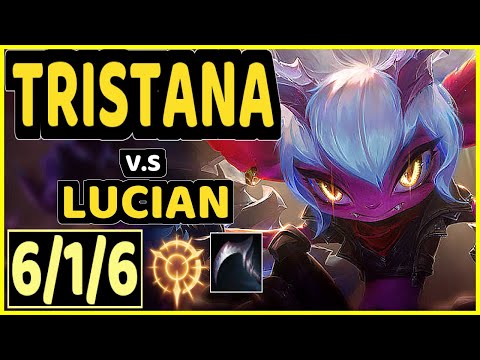 FORG1VEN (TRISTANA) vs LUCIAN - 6/1/6 KDA BOTTOM ADC CHALLENGER GAMEPLAY - EUW