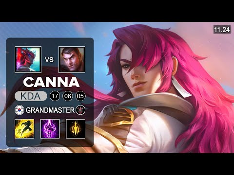 Canna Yone Top vs Jayce - Kr Grandmaster - PreSeason 12 Patch 11.24