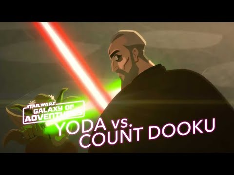 STAR WARS – GALAXY OF ADVENTURES: Yoda vs. Count Dooku | Star Wars Kids