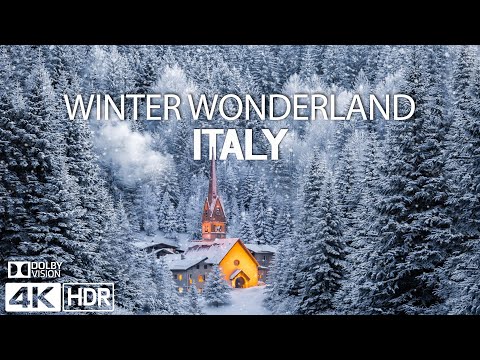 COZY WINTER IN ITALY 4K ❄️ Most Beautiful Winter Wonderland & Inspiring Music
