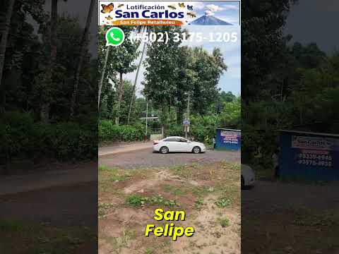¡Este lote todavía está disponible! Lotificación San Carlos, San Felipe, Retalhuleu