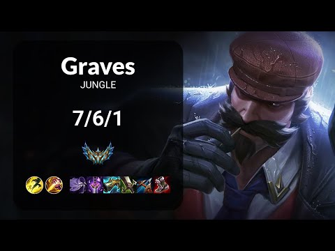 Graves vs Elise JUNGLE - KR CHALLENGER Patch 14.21