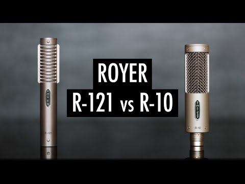Royer Labs R-121 & R-10 Ribbon Mic Comparison - Electric Guitar