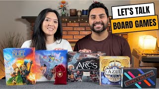 Let's Talk Board Games #32 - 6 Board Games at 2-Players! (Arcs, LoTR Duel...)