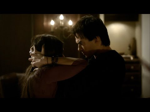 TVD 2x20 - Damon gives Elena his blood to make sure she will come back: "I can't lose you" | HD