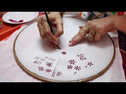 THE BEST VIDEO ON BASIC PAINTING TECHNIQUES || FABRIC PAINTING-04 ||J.L. Praphulla