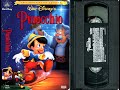 Opening To Pinocchio US VHS 1999