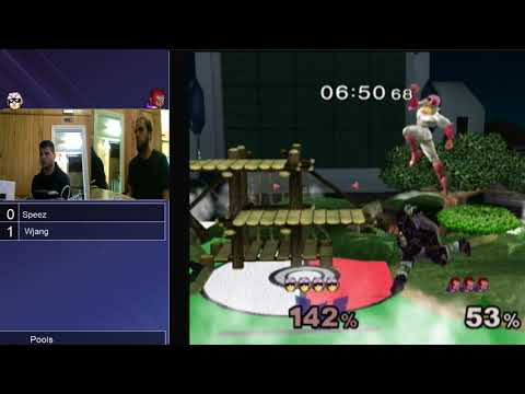 MMOM Bi-Monthly 12 SSBM - Speez (C. Falcon) vs. Wjang (Ganon) - Melee Pools