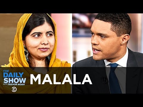 Malala Yousafzai - Helping Refugee Girls with “We Are Displaced” & Malala Fund | The Daily Show