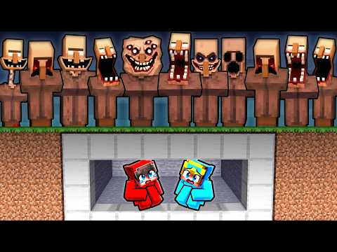 DOOMSDAY BUNKER vs SCARY VILLAGE..