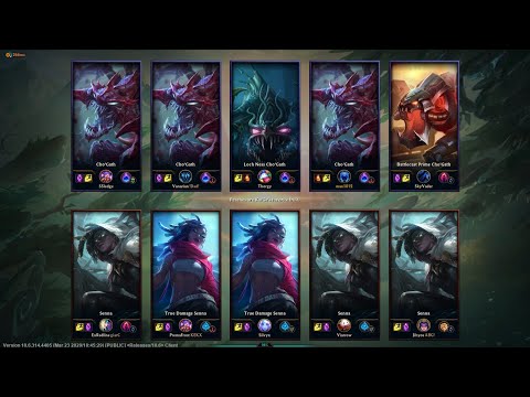 All IN ONE- Cho'Gath Vs Senna... Gang Bang ... League Of Legends!!