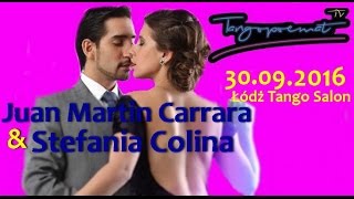 Juan Martin Carrara and Stefania Colina in Lodz Tango Salon
