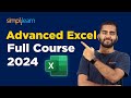 Advanced Excel Full Course For 2024 Advanced Excel Tutorial Excel Training Simplilearn