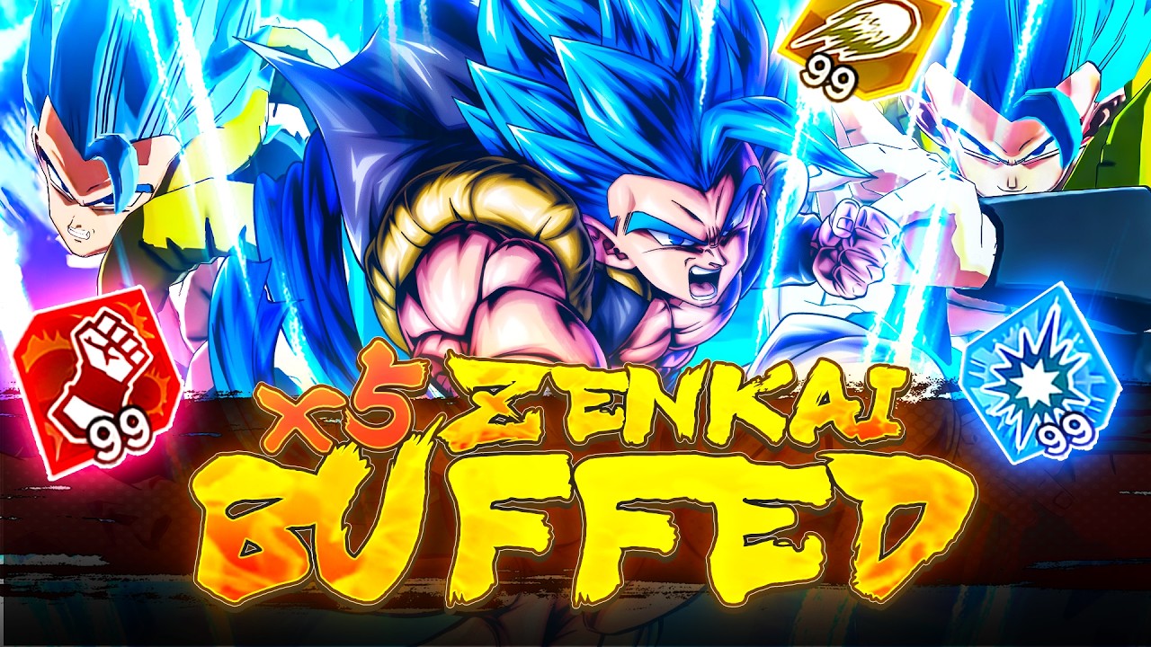 5x ZENKAI BUFFED ULTRA GOGETA BLUE LITERALLY OBLITERATES EVERYTHING! | Dragon Ball Legends