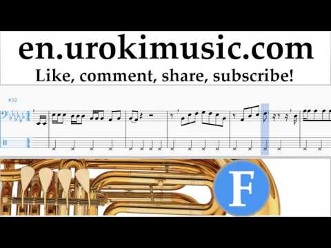 How to Play Tuba Charlie Puth - Attention Tabs Part#2 um-i352