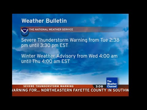 Intellistar 1 SD with Winter/Severe Alerts - Greensburg, PA (12/31/24)