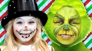 Christmas Face Paint! | Easy Face Paint for Kids | WeLoveFacePaint