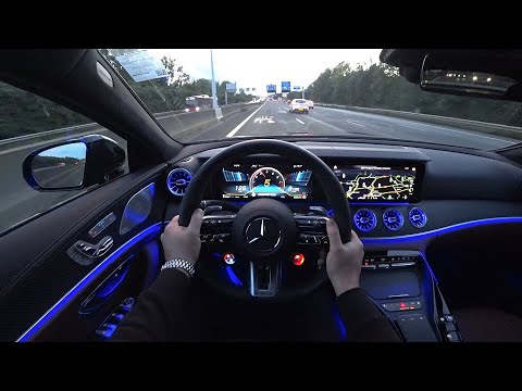 The New Mercedes AMG GT 63 S 4 Door E Performance 2025 Test Drive