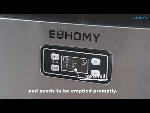 EUHOMY | IM-02:Unveiling the functions of your ice maker#euhomy #icemaker #icemachine #ice