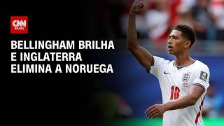 Vídeo: Bellingham decide na prorrogação e Inglaterra elimina Noruega na Copa | AGORA CNN