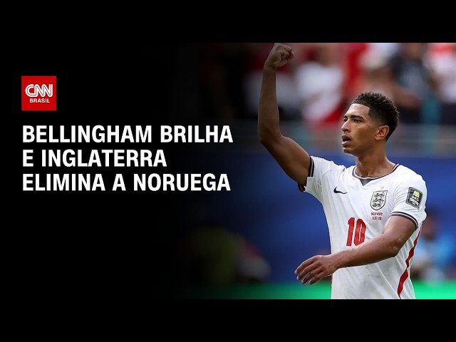 Bellingham decide na prorrogação e Inglaterra elimina Noruega na Copa | AGORA CNN