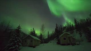 Aurora Borealis on the Yukon River // ALASKA