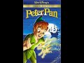 Closing To Peter Pan 1953 2002 VHS 60fps