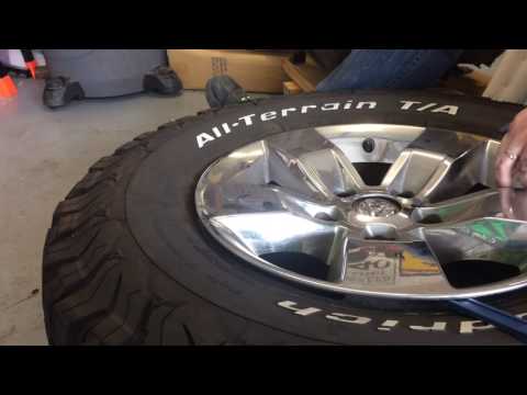 2014 Dodge Ram Wheel Cover Removal