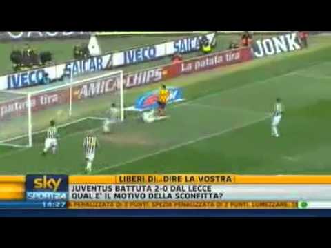 LECCE JUVENTUS 2-0 HIGHLIGHTS SKY SPORT HD 20/2/11