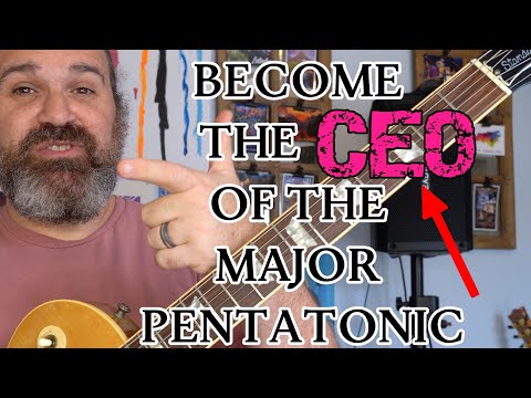 How To FIND THE MELODY Inside a Major Pentatonic Scale. Guitar Lesson