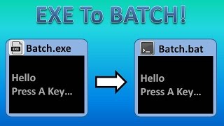 EXE to BAT | Easy & No Converter Needed!