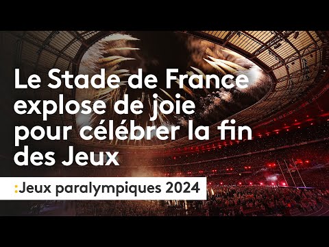 Le Stade de France explose de joie pour célébrer la réussite de ces Jeux