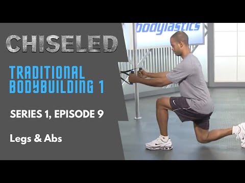LEG WORKOUT WITH RESISTANCE BANDS Plus Killer Abs | CHISELED 9